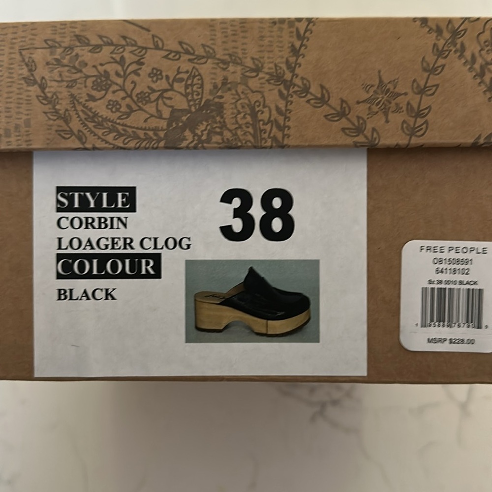 Free People Black Patent Corbin Loager Clog - Picture 11 of 12